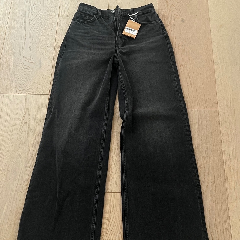 Reformation Cary High Rise Slouchy Wide Leg Jeans Summit - Size 23